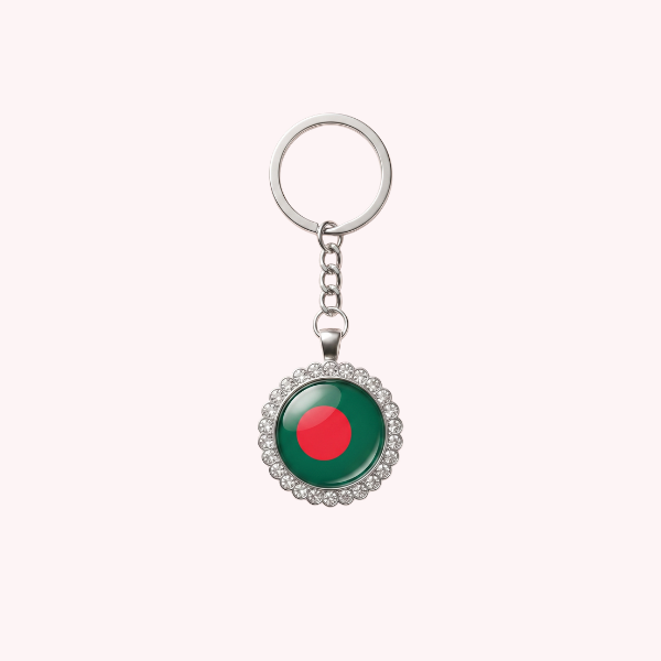 National Flag Keyring