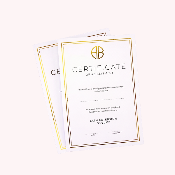 Custom Print Personalize Golden Foil Certificate