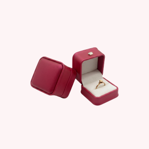 PU Leather Ring Box