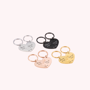 1 Pair Customized Keychain