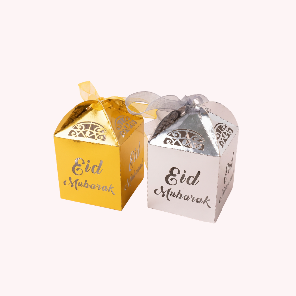 Eid Mubarak Paper Candy Box Bags